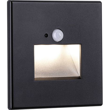 Paulmann 93135 Applique à LED encastrable LED 1.2 W noir