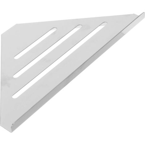 Étagère de douche triangulaire, porte-savon mural pour salle de bain, cuisine, argent, 1 pièce (1/5)