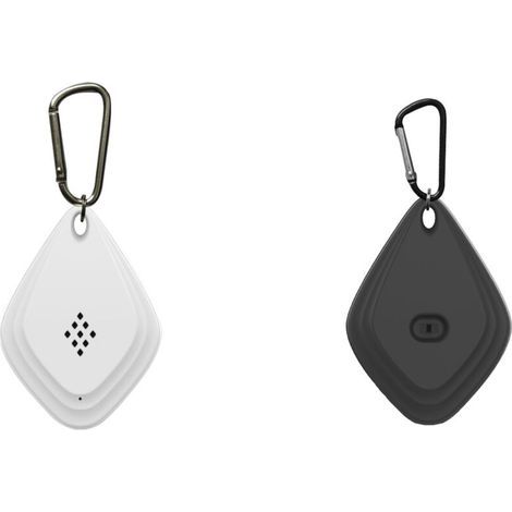 (Blanc+Noir) Répulsif Moustique Ultrason Portable Ultrasonique Anti-Moustique Tueur Électronique Anti-Moustique Chargement USB, Pratique et Portable pour Anti-Insecte Anti-Moustique (1/5)