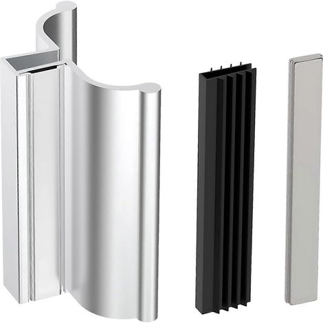 Lot de 4 roulettes de rechange pour porte de douche coulissante, compatibles avec les modèles standards, en plastique résistant, pour un glissement fluide. (1/5)