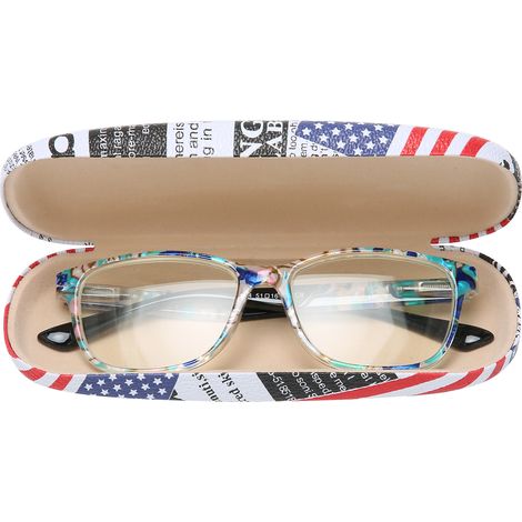 Lunettes de lecture unisexes haute définition anti-lumière bleue pour seniors +100 (1/5)