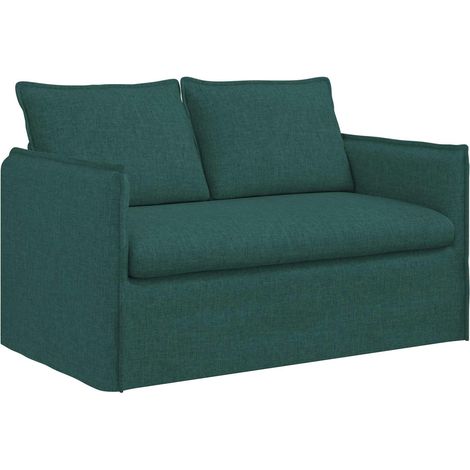Sofa Dark Green 136 x 82 x 85 cm Fabric vidaXL (1/5)