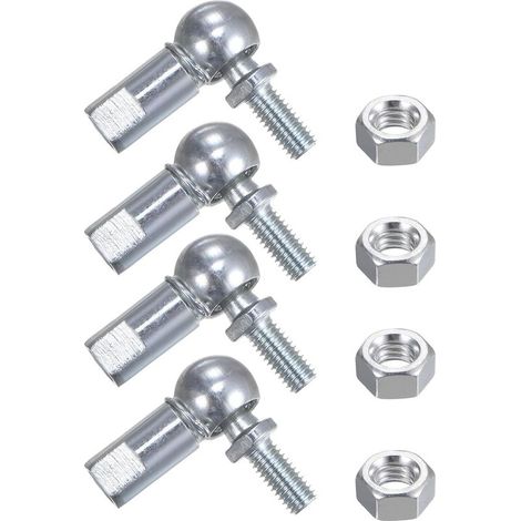 CYRILL – 4pcs CS10 M6 rotule d'angle , filetage à droite M6x1.0 , raccord d'extrémité à rotule autolubrifiant en acier A3 (1/4)