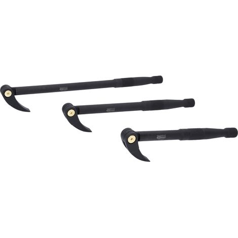 KS TOOLS Juego de palancas con cabeza rodante y articulación de 3 piezas - 911.8175 (1/3)