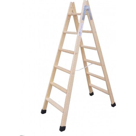 Escalera ind tijera 2,25mt 9 peldaños dob mad climent (1/4)