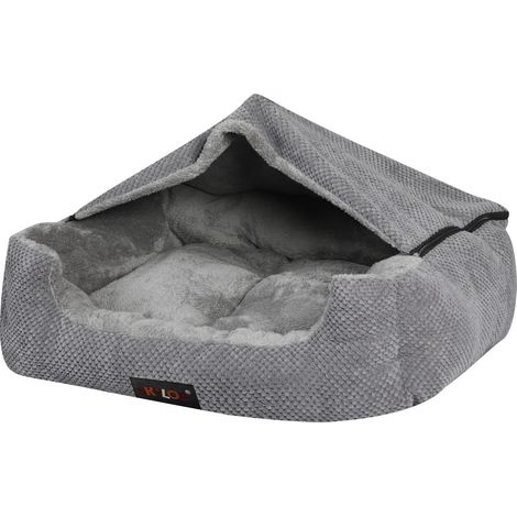 Skylos Dog Bed Cat Bed Cave Pet Bed Removable Blanket Washable Anti-anxiety 63cm