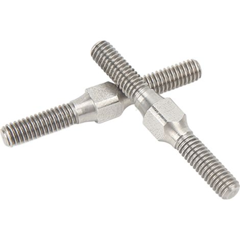 2 Pièces Tirant de Direction RC en Acier, Finition Argentée, Performance Stable pour Modèles 1/10 comme ARRMA Granite (1/5)