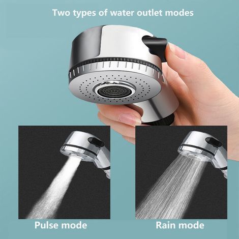 Jeffergarden Accueil Salle De Bains Douche Main Pulvérisateur Kit De Lavage De Cheveux Robinet Convertisseur Adaptateur Ensemble AccessoiresKit De Lavage De Cheveux (1/4)