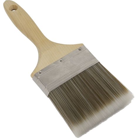Sealey Wooden Handle Paint Brush 100mm SPBS100W