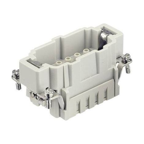 Harting 09 33 006 2602 Inserto maschio Han® E 6 + PE A crimpare 1 pz.