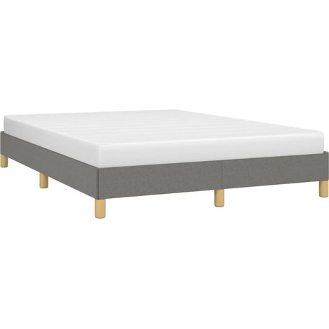 Giroletto senza Materasso Grigio Scuro 160x200 cm Tessuto vidaXL (1/4)