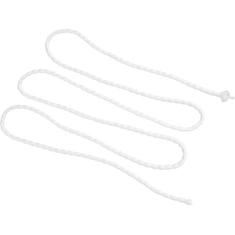 Ruban de plomb pour rideaux,ruban de draperie lesté pour rideaux,Fil de plomb suspendu pour rideaux - Cordon de draperie lesté en plomb pour tissus et rideaux de 33 pieds, rideaux légers, câble métall (1/5)