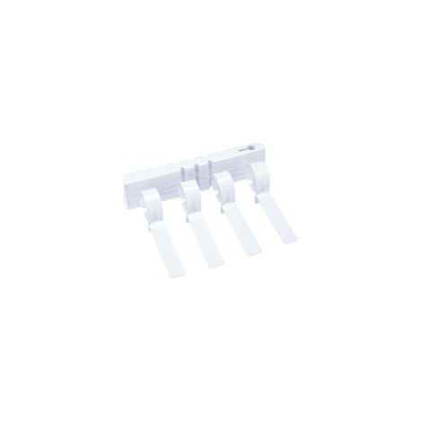 100 Gartenetiketten, Pflanzenetiketten, Baumetiketten, 2 x 21 cm große Kunststoffetiketten für den Gemüsegarten, weiß - Crezuo (1/4)