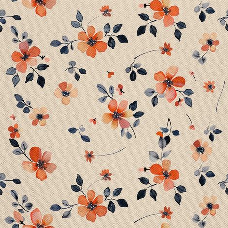Tela decorativa para exteriores Oxford - Motivo floral I DX5302 (1/5)