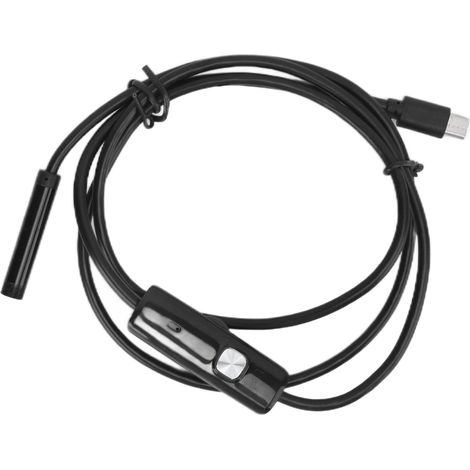 Caméra endoscopique AN97-7 7 mm, étanche IP67, avec 6 LED et un éclairage réglable. Longueur : 1,5 m / 4,9 pi.