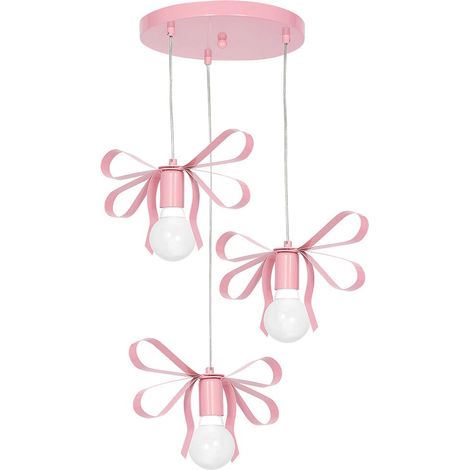 Lámpara colgante EMMA PINK 3xE27