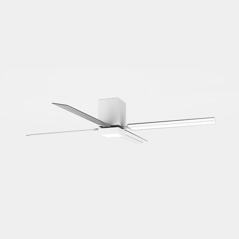 Forlight Zonda - Deckenventilator mit LED-Licht Durchmesser 145.5cm. Gehäuse aus Holz. Farbe Weiß (1/2)
