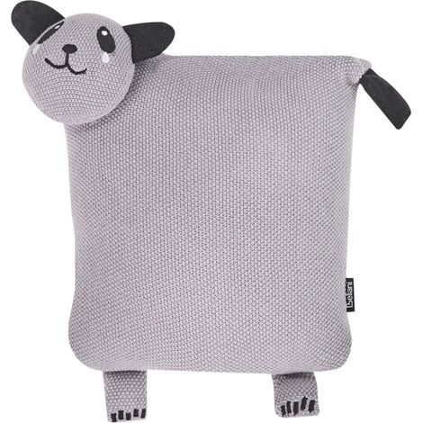 Set of 2 Decorative Cushions SHADOOR Cotton 35 x 35 cm Grey Panda (1/5)
