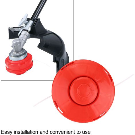 Universeller Schneidkopf für Freischneider, 3-teiliges Set, Ersatzkopf für Rasenmäher, Nylonfadenkopf für Grastrimmer, kompatibles Gartenzubehör. (1/3)