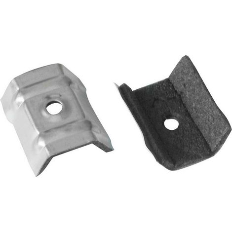 1CF CAPPELLOTTO PER LAMIERA COIBENTATA (cf. 100 pz.) mm. 50x25x12 zincato