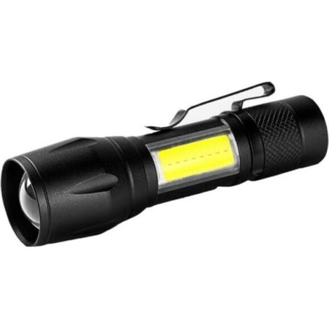 Leistungsstarke, wiederaufladbare 1000-lm-Taschenlampe – Große Reichweite, kompakt und wasserdicht (IPX6), ideal für den Innen- und Außenbereich sowie für Notfälle
