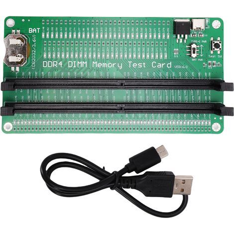 RAM-Speichertester, DDR4-Kartentester, Laptop-Diagnosegerät mit LED-Leuchte (1/5)