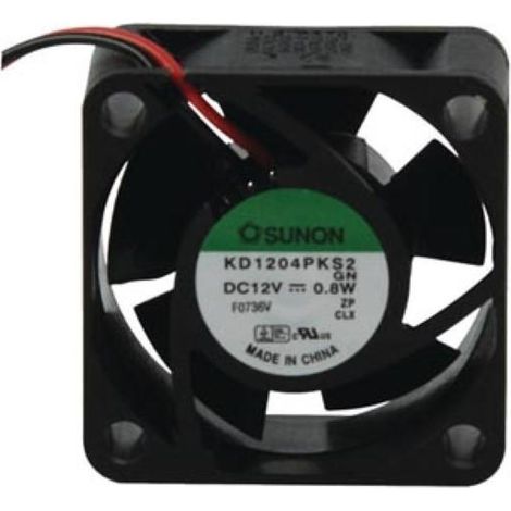 KD1204PKS2 VENTILATEUR ROULEMENT A AIGUILLES 40X40X20 12V CBLES (1/2)