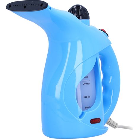 Fer à repasser électrique portable bleu, mini fer à vapeur pour la maison, prise UE 220 V