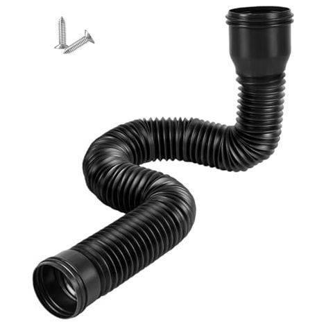 [JAMAIS UTILISÉ] Sortie de descente de gouttière, rallonge de descente de gouttière, bassin de récupération, kit de rallonge de descente, rallonges flexibles pour la plupart des descentes de gouttière (1/5)