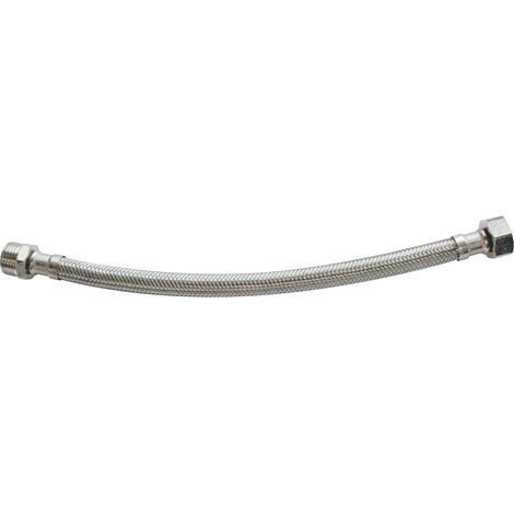 Flexible sanitaire - Raccord mâle 1/2" écrou tournant 1/2" - L = 300mm - DN8