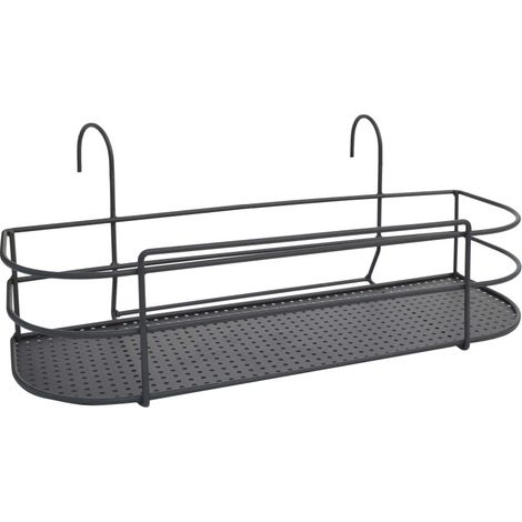 Support de plantes pour balcon et fenêtre anthracite 60 x 24,5 - Pf bac 19,5 cm (1/5)