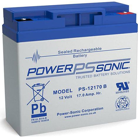 Powersonic - Batterie plomb AGM Powersonic PS-12170-VDS 12V 17Ah M5-F