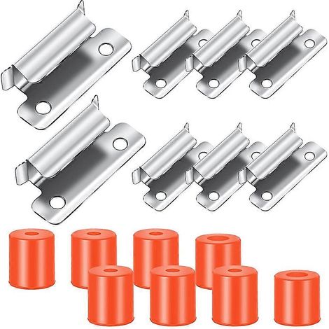 16-teiliges Set mit Bettklemmen für 3D-Drucker, inklusive Silikon-Nivellierfüßen und Befestigungsklammern für Heizbetten und Glasplattformen. (1/5)