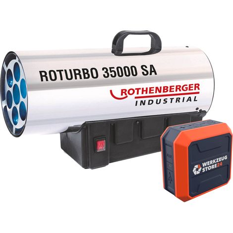 ROTHENBERGER Industrial Heizkanone ROTURBO 35000SA mit Piezo inkl. Bluetooth Lautsprecher - 1500000364