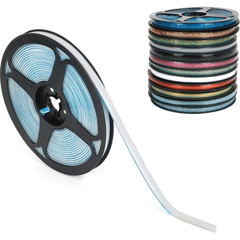 Bandes décoratives autocollantes flexibles, moulures en stuc pour plafond, bande décorative murale pour carrelage en céramique, bande de bord de 6M7,5MM autocollante pour côtés de cuisinière, lavabo (1/5)