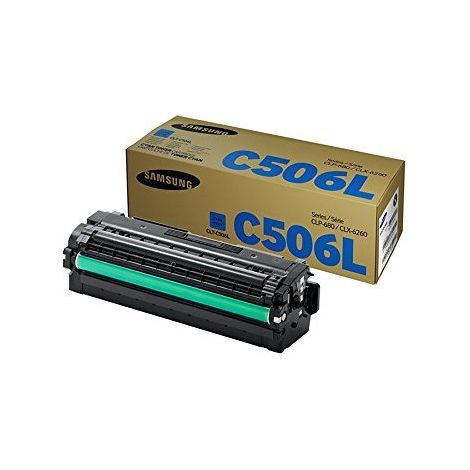 Samsung CLT-C506L High-Yield Cyan Original Toner Cartridge cartuccia toner 1 pz (1/4)