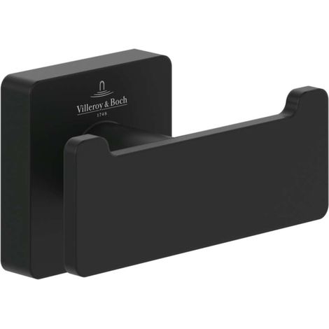 Villeroy & Boch Elements Striking - Gancho, negro mate TVA152012000K5 (1/2)
