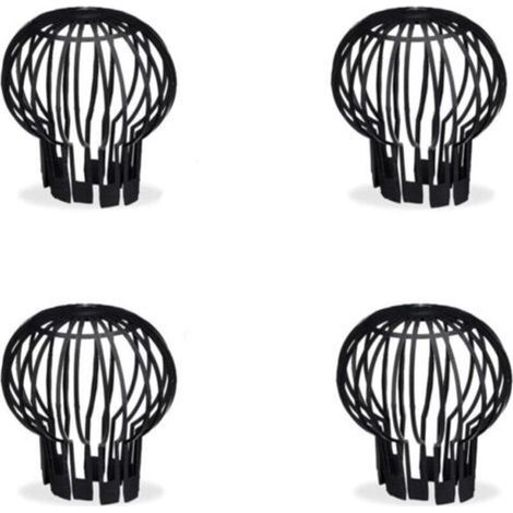 4 pcs Filtre pour Descente de Gouttière, Gardes de Gouttière, Garde les Gouttières non Obstruées par des feuilles, de la mousse, de la boue, des boules et autres débris (1/5)