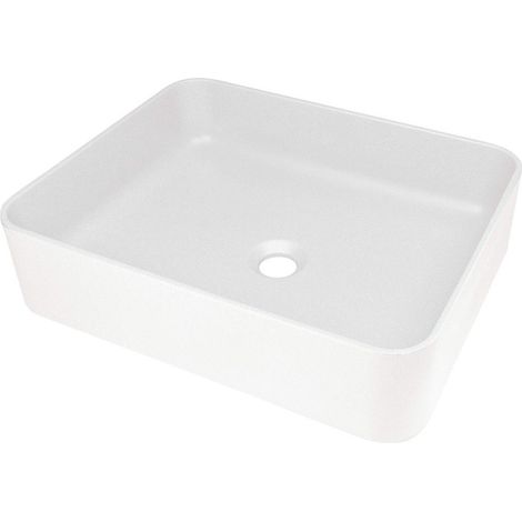 Lavabo in granito d'appoggio finitura alabastro 40x50 cm - Varisto