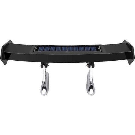 Mini kleines Solarauto LED Heckspoiler Flügel GT Stil Auto Warnung Blinklicht 4 Modi Dekoration (1/5)
