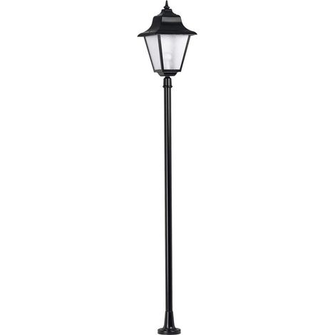 Dopo Rob – Tête colonne Noir 1 ampoule en verre transparent 23/100 W (1/3)