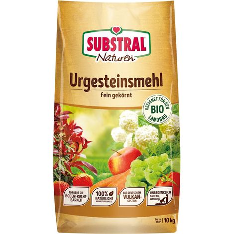 SUBSTRAL® Naturen® Urgesteinsmehl für bis zu 33 m² - 10 kg (1/4)