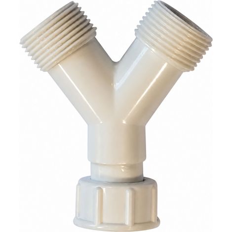 Doppiatore in pvc 20x27 per rubinetto lavatrice