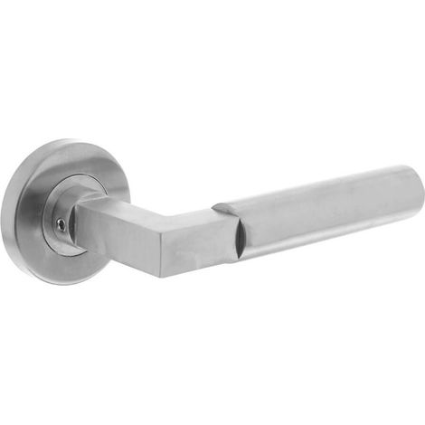 Poignée de porte moderne Bau-Stil Rosace ronde en acier inoxydable - 0035.037902 (1/3)