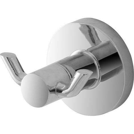 Appendino bagno a muro in metallo cromato Sprint