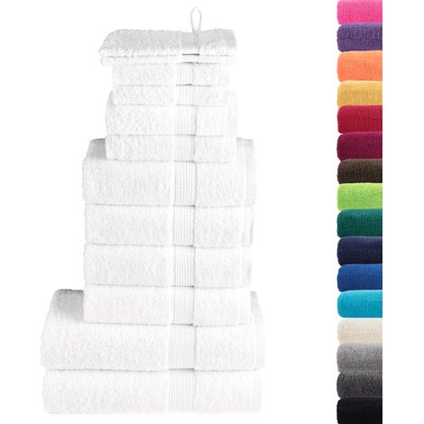 Ensemble de serviettes de qualité supérieure SOLUND 12pcs blanc (1/5)