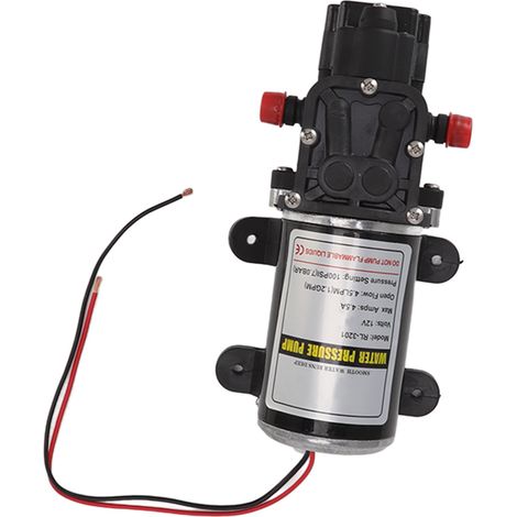Pompe à eau à membrane auto-amorçante intermittente, pompe à eau haute pression pour usage domestique et marin RL 3201 (12 V) (1/5)