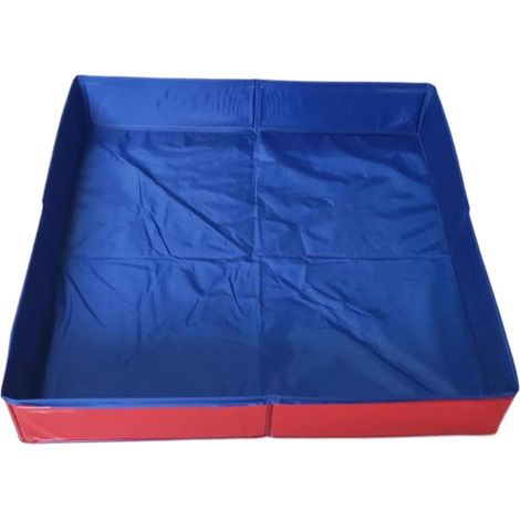 CCYKXAPiscine pour Animaux de Compagnie,Baignoires Carrée pour Chien en PVC,Piscines de Chiens Pliables Non Inflatiables,pour Chiens Chats Fêtes Aquatiques (1/5)