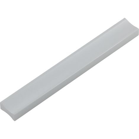 Poignée Agrios LA 128 mm, largeur 140 mm – Barre plate – Poignée de meuble pour armoires et tiroirs, aluminium brossé (1/2)
