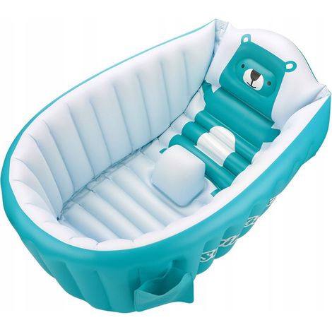 BA脩ERA INFLABLE DE VIAJE PARA BEB脡S, BA脩ERA TUR脥STICA DE 82x57x28cm